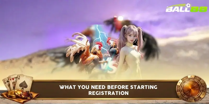 Ball88 registration form showing account creation steps